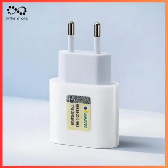 [ORIGINAL] Fonte Carregador 20W USB-C Para iPhone/Cabo 1M USB-C To Lightning 20W Para iPhone