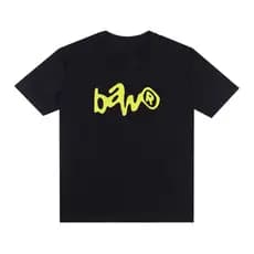 Camiseta streetwear fio 30.1 BAW AMARELO