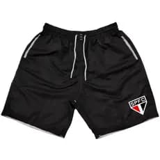 Short Tactel Time Lançamento Mauricinho Shorts De Academia Piscina Praia