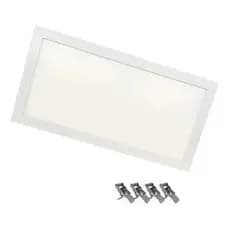 Luminaria Painel Plafon Led Embutir Retangular 36w 30x60/32x62  Branco Quente/Branco Neutro Bivolt