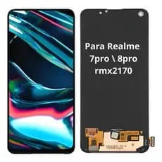 Tela Frontal Display Touch Lcd Para Realme 8 4G RMX3085 / Realme 7 Pro RMX2170 / 8 Pro RMX3081 Pronto Entrega