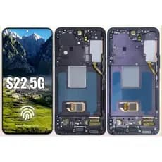 Tela Frontal Lcd Touch Display Compativel Samsung Galaxy S22 5g Sm-s901b Amoled Pronto Entrega + Película