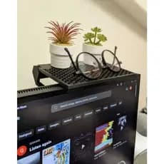 Suporte Prateleira para tv box - Suporte organizador para setup Gamer e Escritório