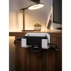 Suporte de Parede para Fonte de Notebook  Organizador de Carregador