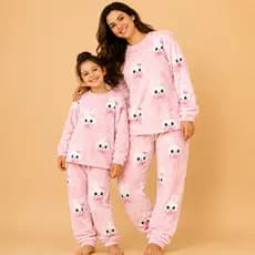 Pijama Fleece Peludinho Unissex Premium Inverno Quentinho