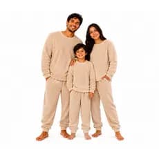 Pijama Adulto e Infantil Fleece Super Quentinho Inverno – Macio e Confortável Premium