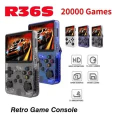128G Código Aberto R36S Retro Handheld Console De Videogame Sistema Linux 3.5 Polegada Tela IPS Portátil Bolso Leitor Ví