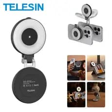Luz Magnética Para Selfie De Telefone Dobrável LED De Preenchimento 2700K/5600K/7500K Espelho De Maquiagem Regulável