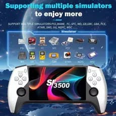 SF3500 Console De Jogos Portátil Sistema Linux 5-Polegada IPS HDMI Conectar À TV 4K 64GB 20000 Clássicos
