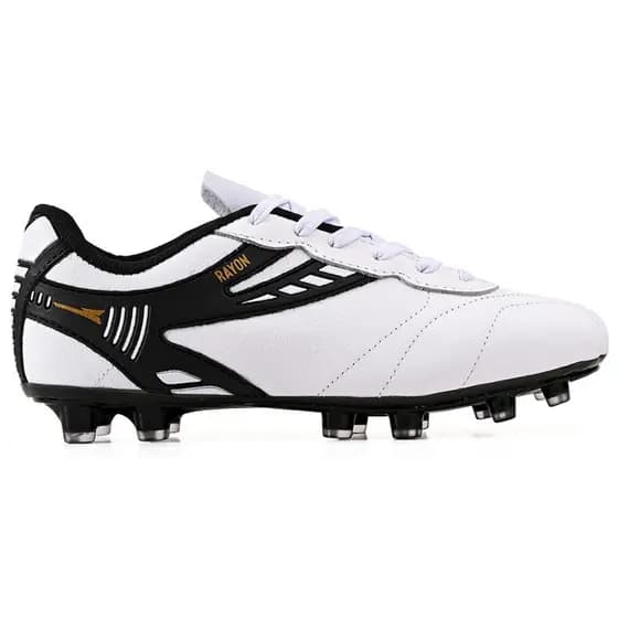 Chuteira em Couro Legitimo Futebol Campo Trava - Resistente Costurada - Original  R416-03A