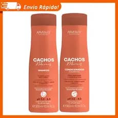 Kit Arvensis Shampoo 300ml + Condicionador 300ml Cachos Naturais