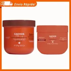 Kit Arvensis Cachos Máscara 2x1 500gr + Geleia Alta Fixação 300gr