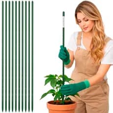 Tutor para Plantas 90cm Haste de Sustentação para Tomate, Pepino, Feijão-Trepador, Ervilha e Plantas Trepadeiras