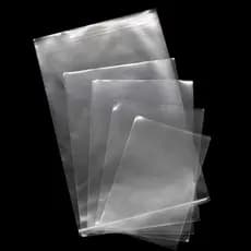 kit 50 Unidades Saco Transparente polipropileno pp Incolor para presentes cestas e lembrancinhas