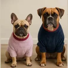 KIT 2 ROUPAS Inverno Cães e gatos PP ao XG–Tecido Soft Macia e Confortável, Várias Cores e Tamanhos