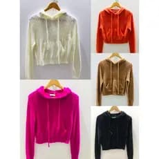 BLUSA FRIO MANGA LONGA COM PELINHO COM TOCA