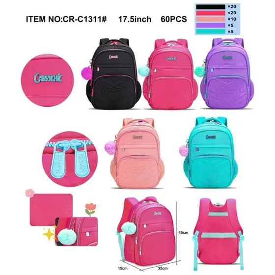 Mochila feminino escolar casual reforçado