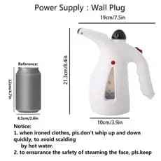 Passadeira 110v Vaporizador A Vapor De Roupas Tira Amasso Portátil 800w