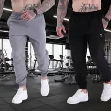 Roupa Masculina - Calça Masculina Jogger de Helanca do P ao G4 Plus Size para Academia Treino Casual