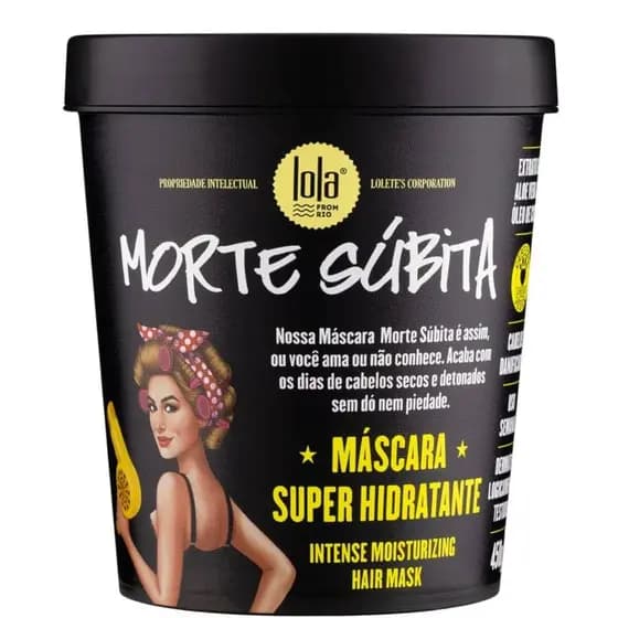 Lola Cosmetics Morte Súbita 450g – Máscara de Hidratação Profunda e Reparação Capilar