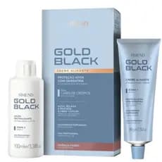 Creme Alisante Crespo Flores Amend Gold Black
