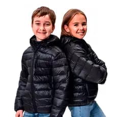 Jaqueta Infantil Inverno Capuz Bobojaco  Casaco Corta Vento Peluciada