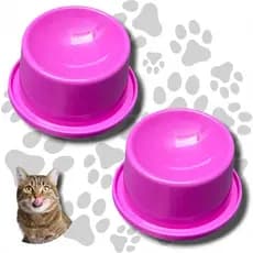 Kit Comedouro Bebedouro Ergonômicos Para Gato Anti Formiga