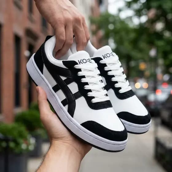 Tênis Masculino Casual Skatista Super Confortável Lançamento Branco Areia Tênis SreetStyle Adulto
