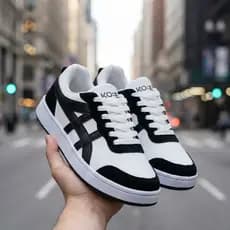 Tênis Masculino Skatista Casual Super Confortável Lançamento Branco Areia Tênis SreetStyle