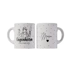 Kit 4 Caneca Porcelana Profissões Personalizada