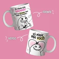 Caneca Porcelana Flork Amigas
