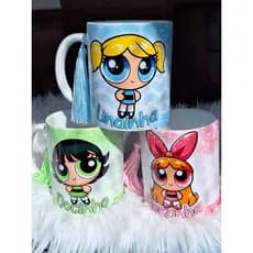 Copo Caneca de Porcelana Meninas Super Poderosas