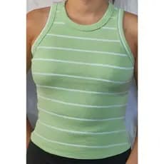 BLUSA FEMININA REGATA LISTRADA