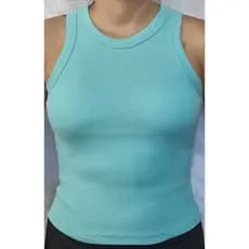 regata lisa ribana feminina