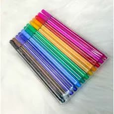 Kit de Caneta Fine Line Colorida- Caneta ponta fina- Escrita- Papelaria- Volta às aulas- material- Escolar e escritório