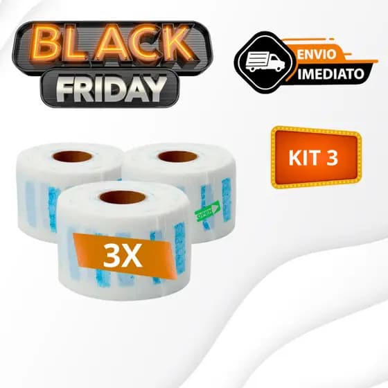 Kit 3 Golas higiênica Barbeiro descartável. Cabelereiro. 300 unidades