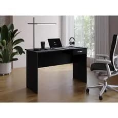 Escrivaninha Mesa Para Computador com gaveta Preta