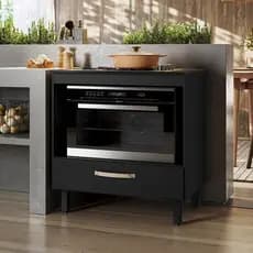 Balcão Para Cooktop 4 ou 5 bocas com espaço para forno e gaveta com corrdiça telescópicas