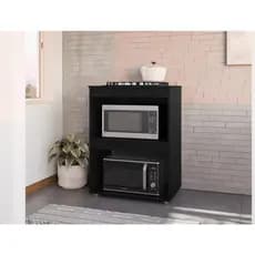 Balcão para Cooktop de 4 ou 5 bocas com espaço para Forno e Micro-ondas Adriana AJL