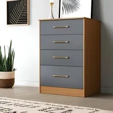 Cômoda MS913 Moval Freijó/Cinza