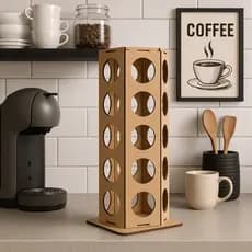 Torre Porta Cápsulas Giratório Dolce Gusto Para 30 Cápsulas Cantinho do Café