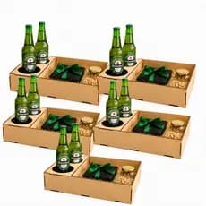 Kit Bandeja Decorativa Cesta Presente Dia dos Pais Mdf