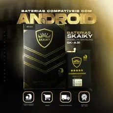 Bateria Oficial Skaiky A31 Compativel Com SAMSUNG A31 A31S A32 4G A22 4G A42 4G A72 (EB-A315ABY)
