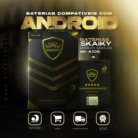 Bateria Oficial Skaiky A10S Compativel Com SAMSUNG A10S A20S A11 A21 (WT-N6)