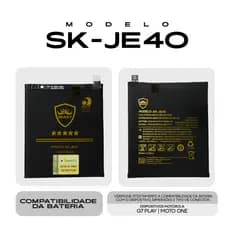 Bateria Oficial Skaiky JE40 Compativel Com Motorola G7 PLAY MOTO ONE