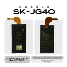 Bateria Oficial Skaiky JG40 Compativel Com Motorola G7 PLUS