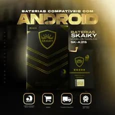 Bateria Oficial Skaiky A21S Compativel Com SAMSUNG A21S A02 A12 A13 4G M12 A13 A04S (EB-BA217ABY)