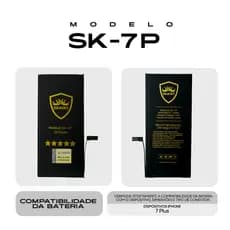 Bateria Premium Oficial Skaiky Compativel Com IPhone 7 Plus Homologada Anatel
