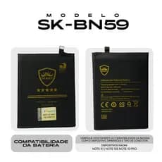 Bateria Oficial Skaiky BN59 Compativel Com XIAOMI REDMI NOTE 10 4G NOTE 10S