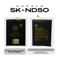 Bateria Oficial Skaiky ND50 Compativel Com Motorola G62 G62 5G G42